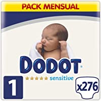 Los mejores  - Dodot Sensitive pañales talla 1- 2-5 kg- 276 pañales